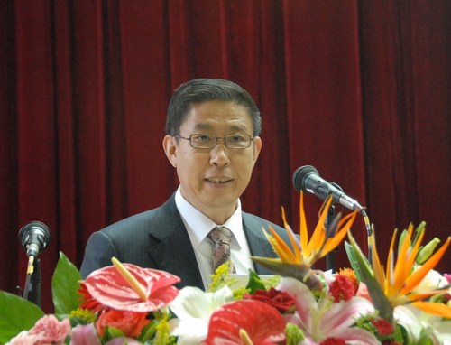 校长匡海学讲话