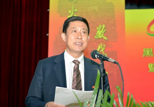 校长匡海学讲话