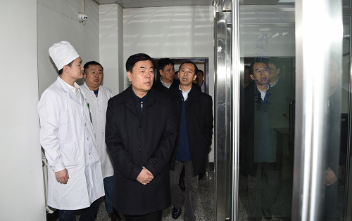 王国才局长到KY.COM开云体育(中国)科技公司附属第一医院检查指导